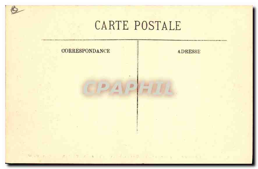 CPA Cannes Palmiers du Grand Hotel de la Californie  — Rückseite