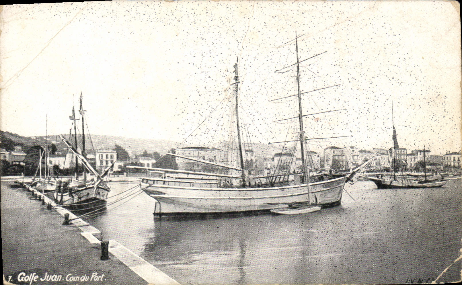 CPA Golfe Juan Coin du Port 