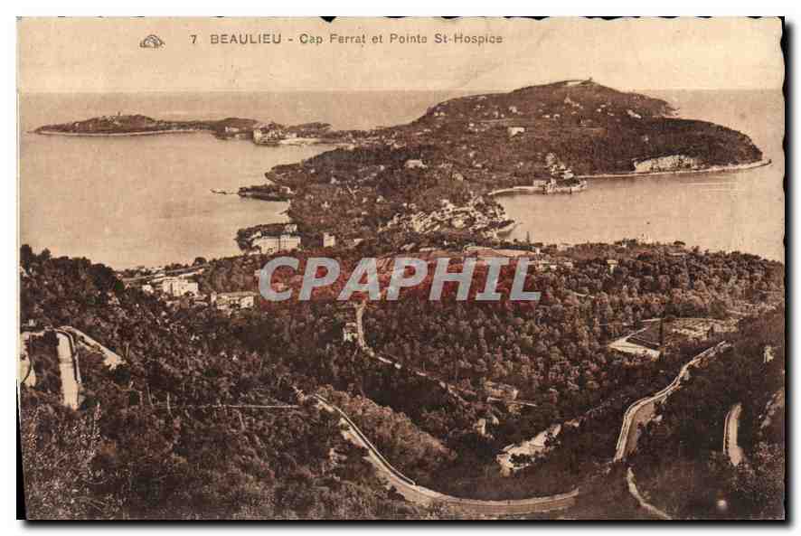 CPA Beaulieu Cap Ferrat et Points St Hospice 