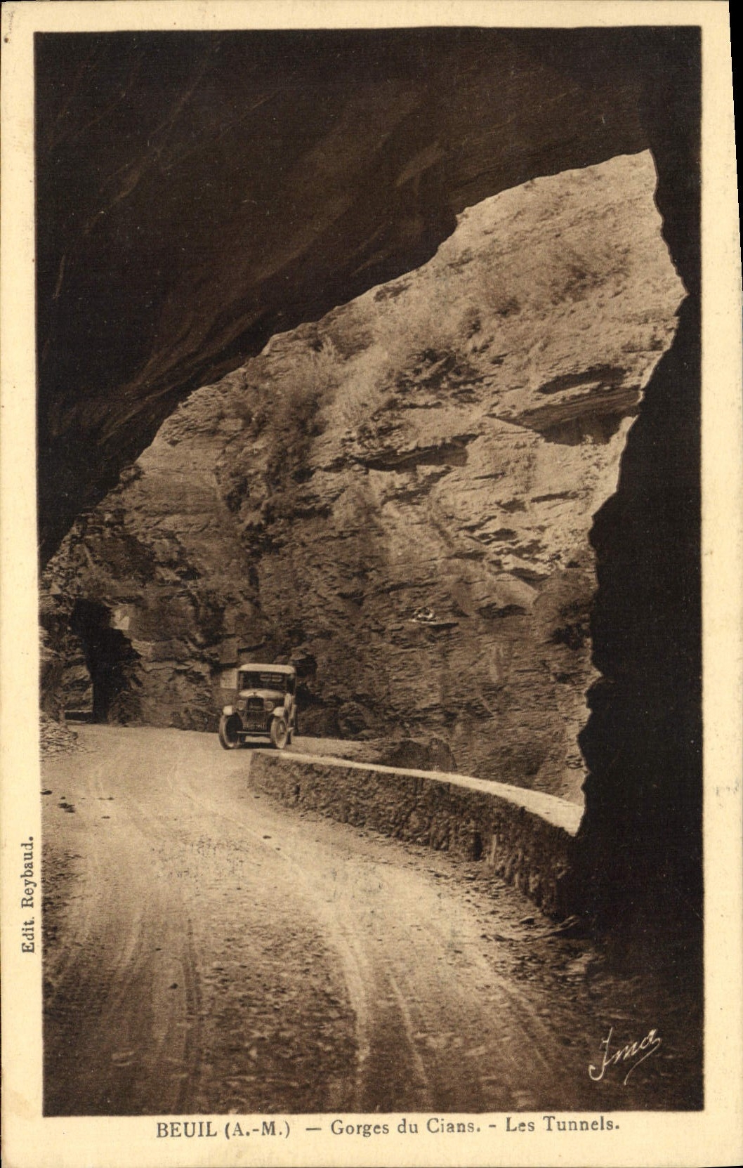 Beuil (A.-M.) — Gorges du Cians - Les Tunnels — Edit. Reybaud