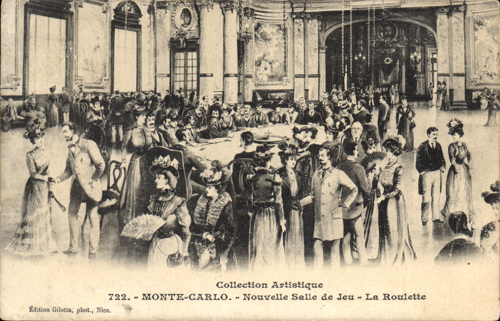 CPA Collection Aristique Monte Carlo Mouvelle Salle de Jeu La Rouvette 