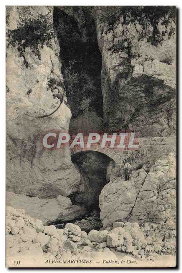 CPA Alpes Maritimes Cuebris la Clue 