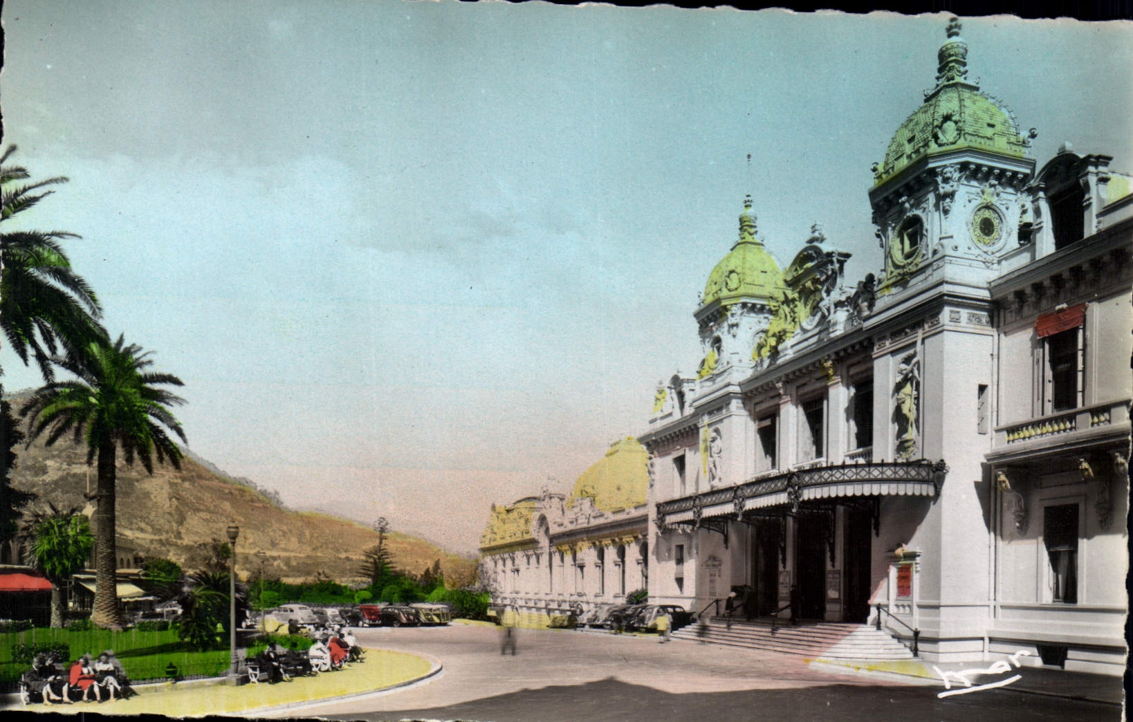 CPA La Principaute de Monaco Monte Carlo Le Casino 