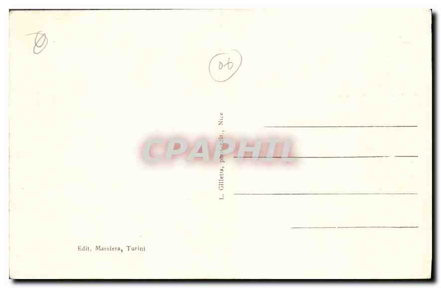 CPA Turini A M La Foreit  — Rückseite