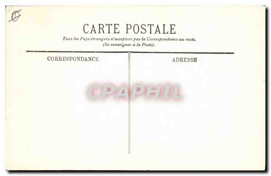 CPA Cannes Vue a travers les Pins de la Croix des Gardes  — Rückseite