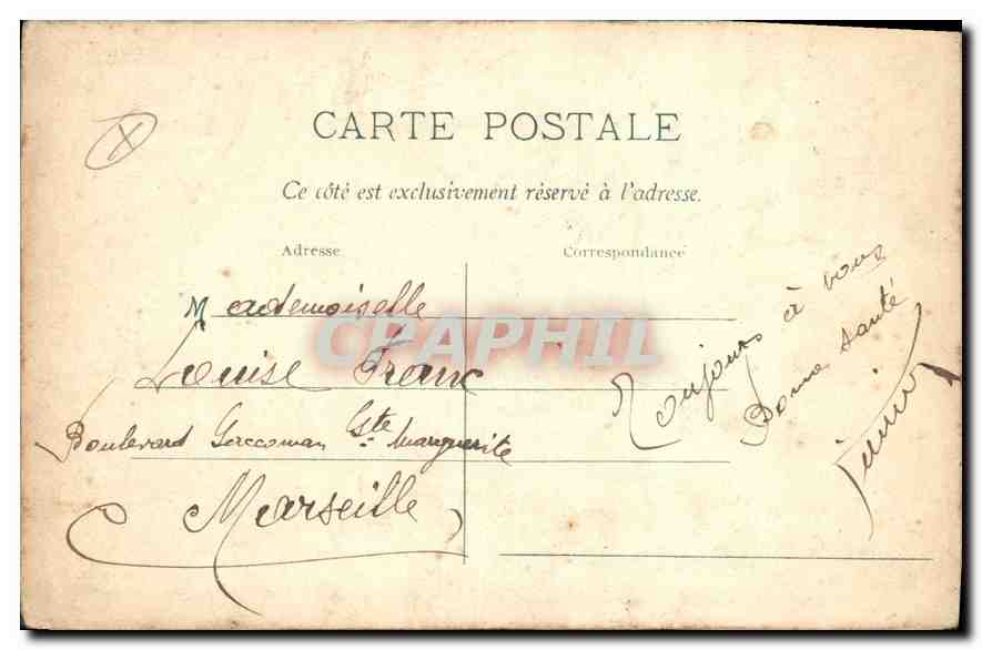 CPA Villefranche Vue generale  — Rückseite