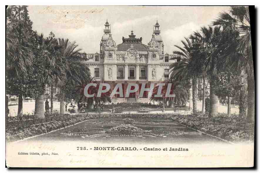 CPA Monte Carlo Casino et Jardins 