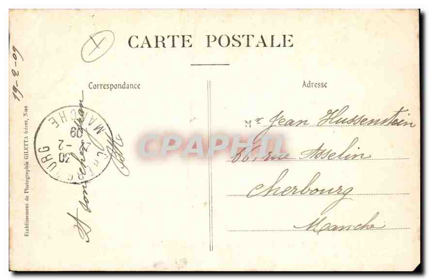 CPA Beaulieu Vue generale et Hotel Bristol  — Verso