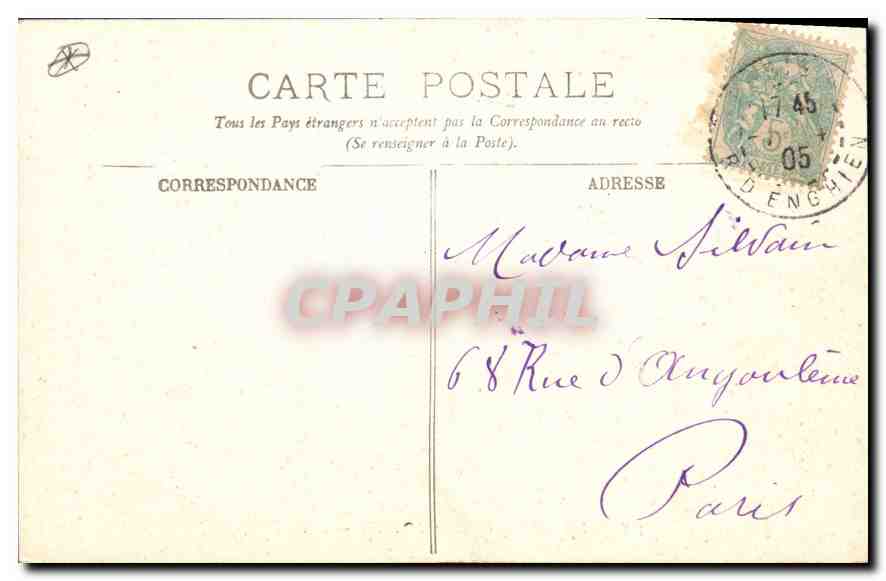 CPA Villefranche l'Escadre Bateaux — Verso