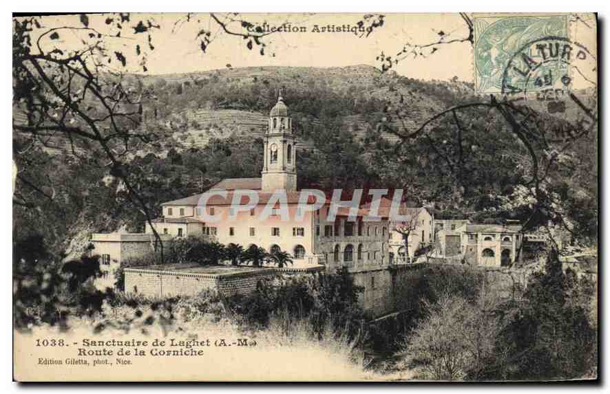 CPA Collestion Artistique Sancuaire de Laghet A M Route de la Corniche 