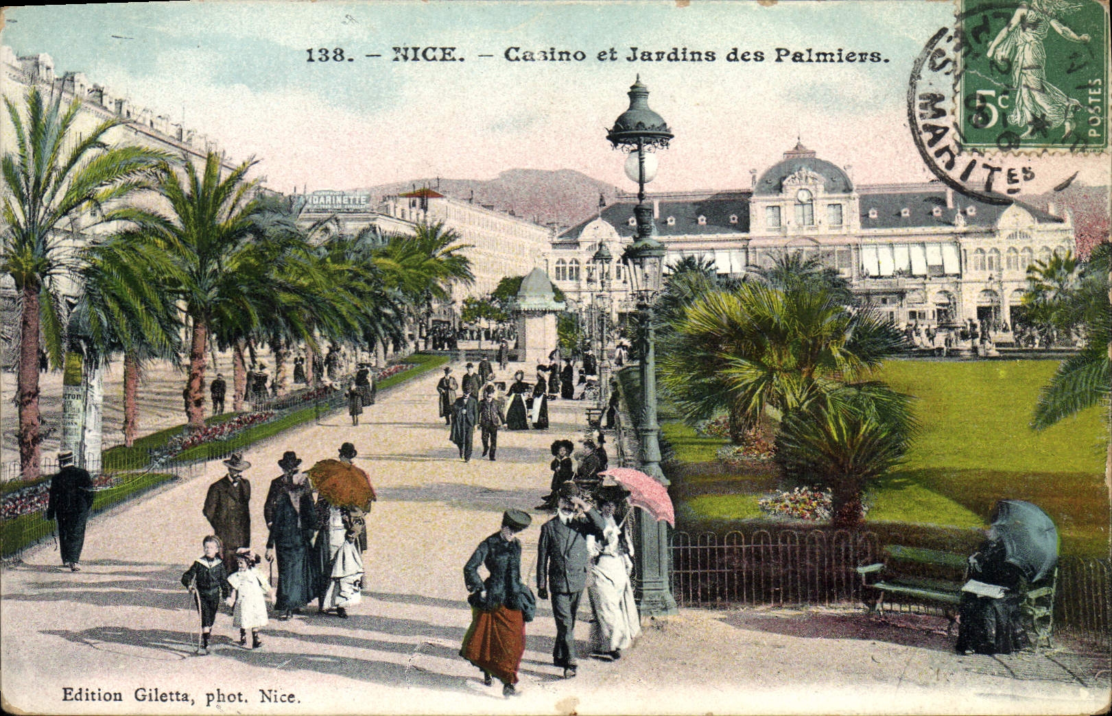 CPA Nice Casino et Jardins des Palmiers 