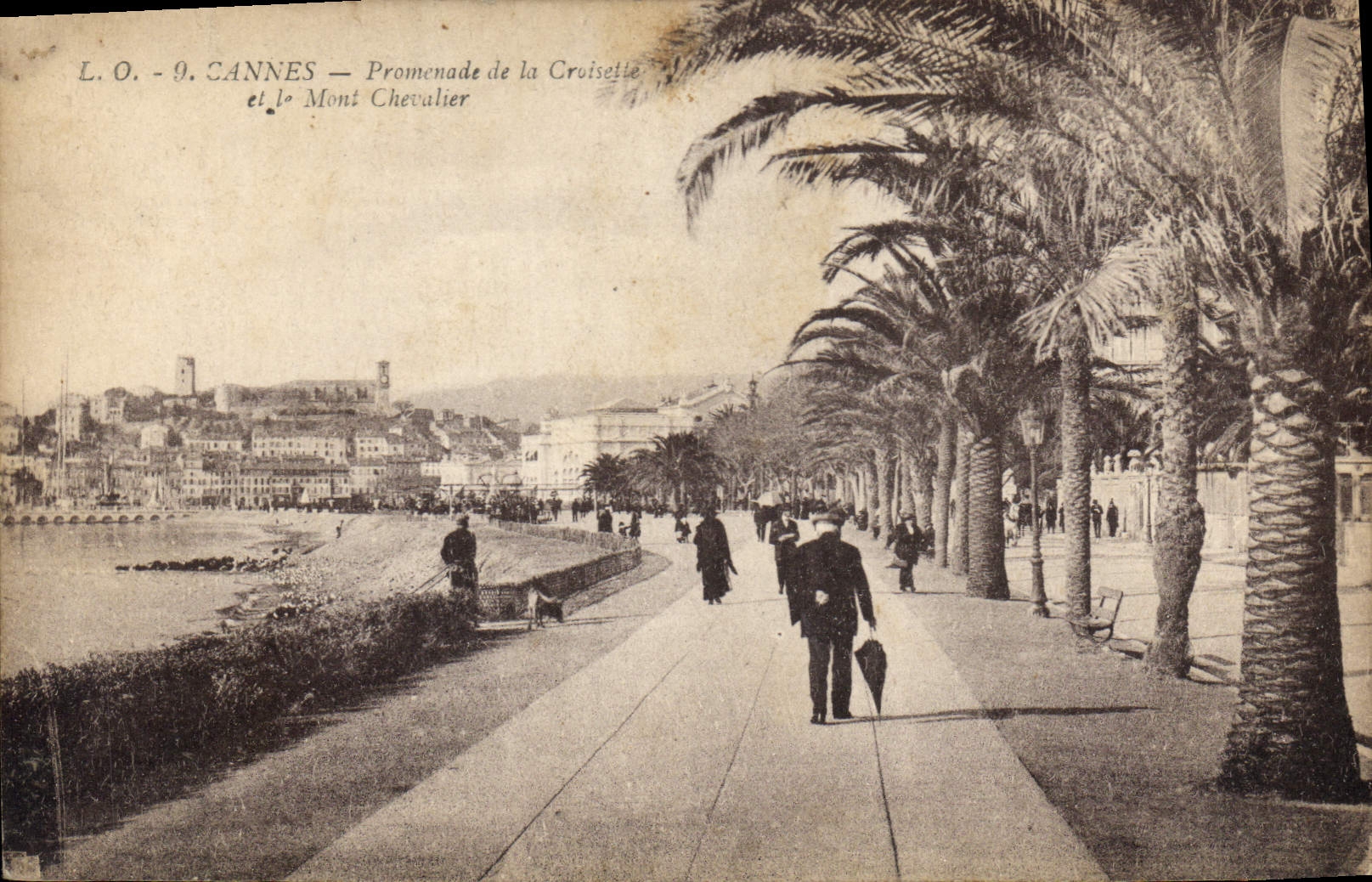 Cannes — Promenade de la Croisette and Mont Chevalier — L.O. - 9