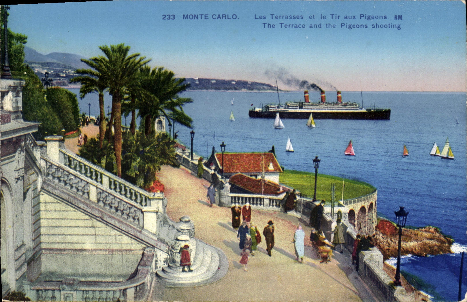 Monte Carlo — Les Terrasses et le Tir aux Pigeons — RM, n° 233