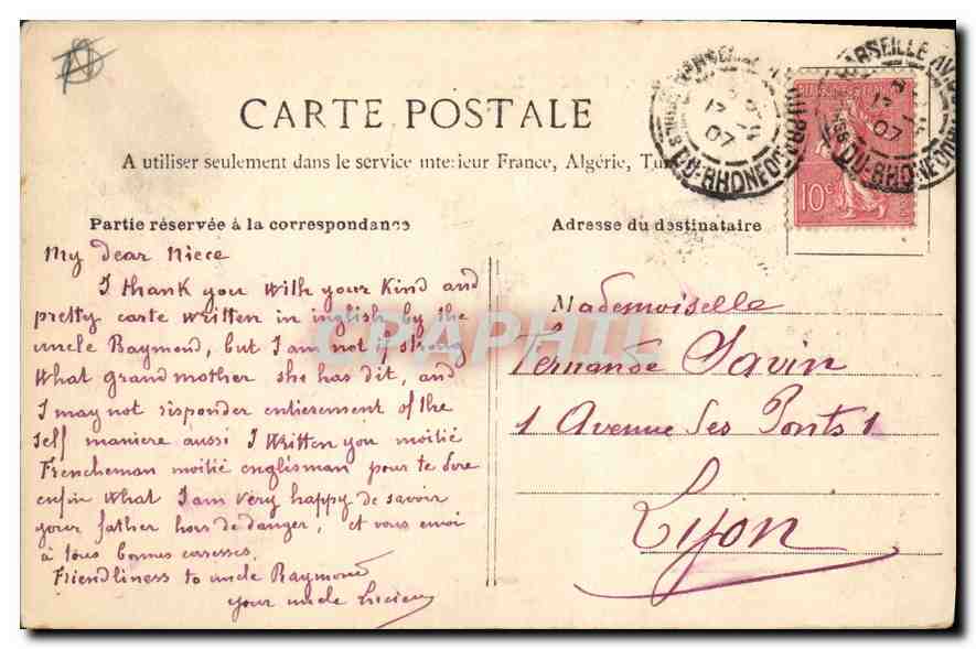 CPA Cote d'Azur St Cyr Les Leques Pins Parasols  — Rückseite