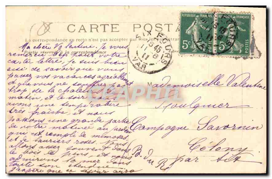 Toulon — La Darse — Petit Rang — Edition S. Girieux, tabac — Reverso