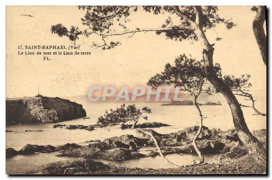 Saint-Raphaël (Var) — Der Seelöwe und der Landlöwe — Verlag FL.