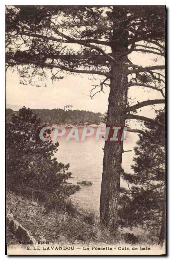 CPA Le Lavandou La Fossette Coin de Baie 