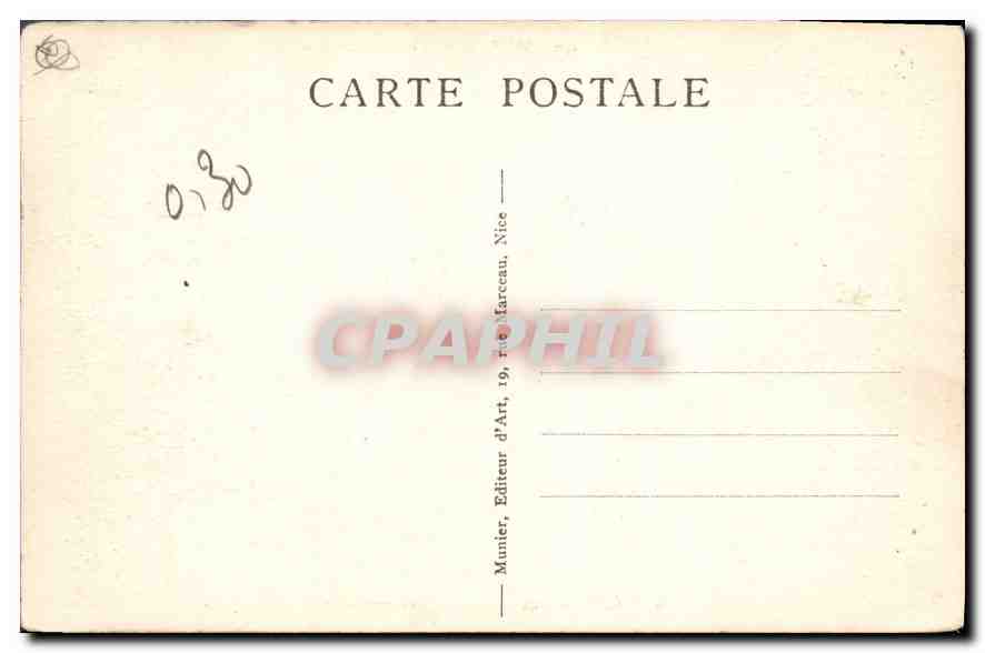 CPA La Cote d'Azur Frejus Les arenes ruines romaines  — Rückseite