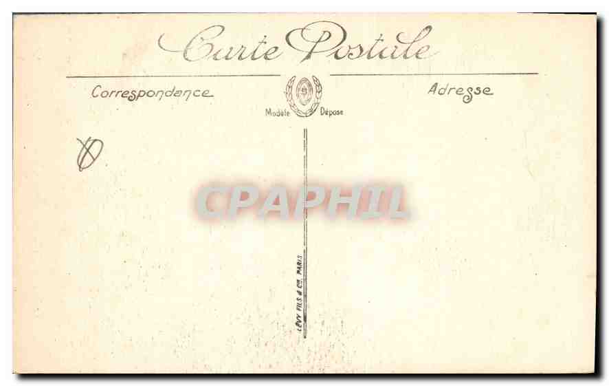 CPA Valescure Le Pont  — Rückseite