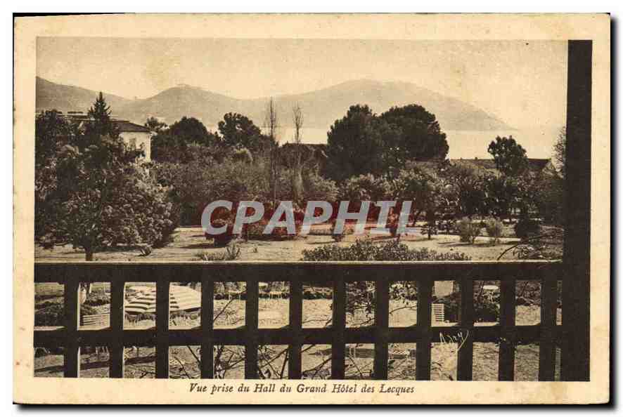 Vue prise du Hall du Grand Hôtel des Locques — St-Cyr-sur-Mer (Var)