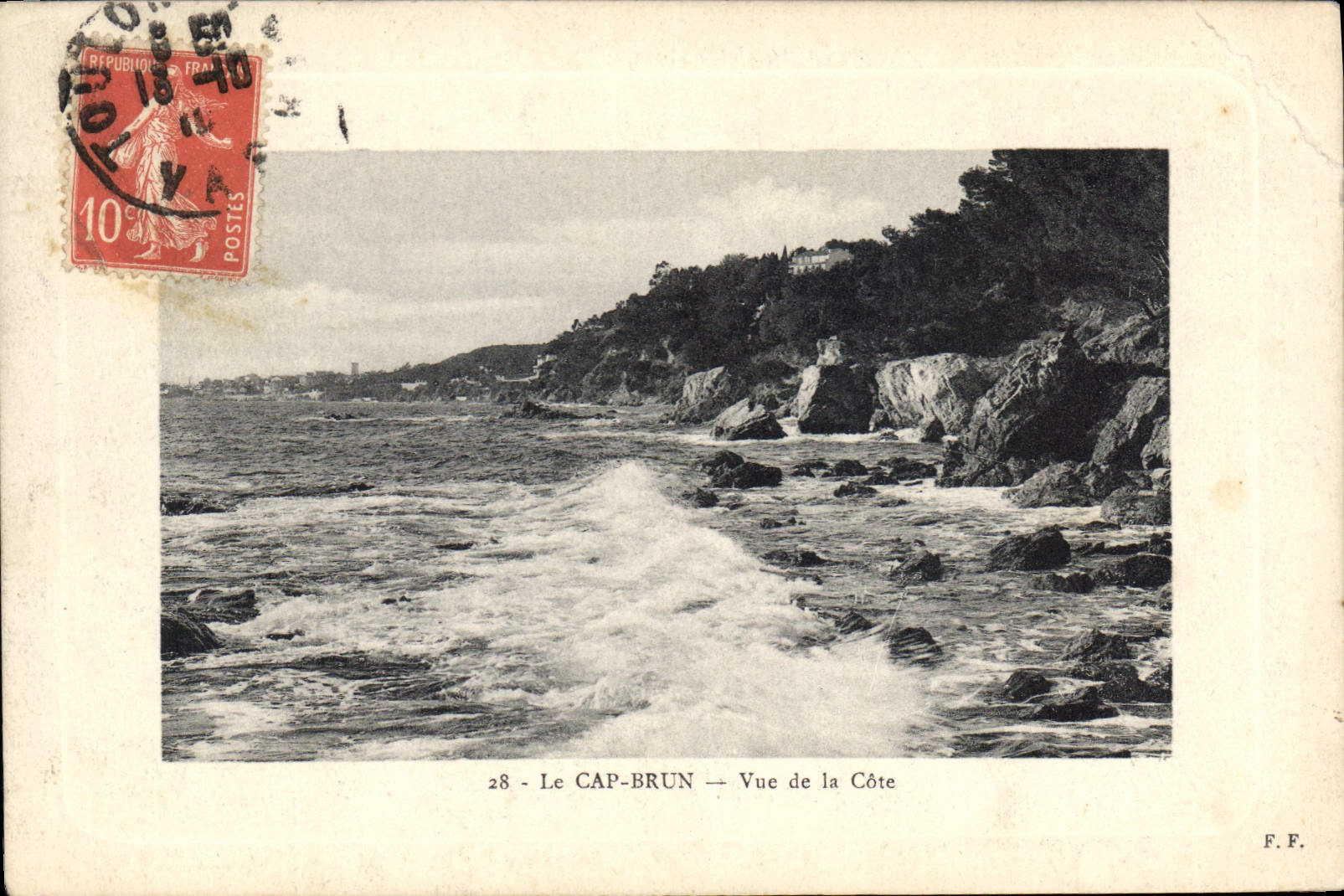 Le CAP-BRUN — Vue de la Côte — F.F. n°28