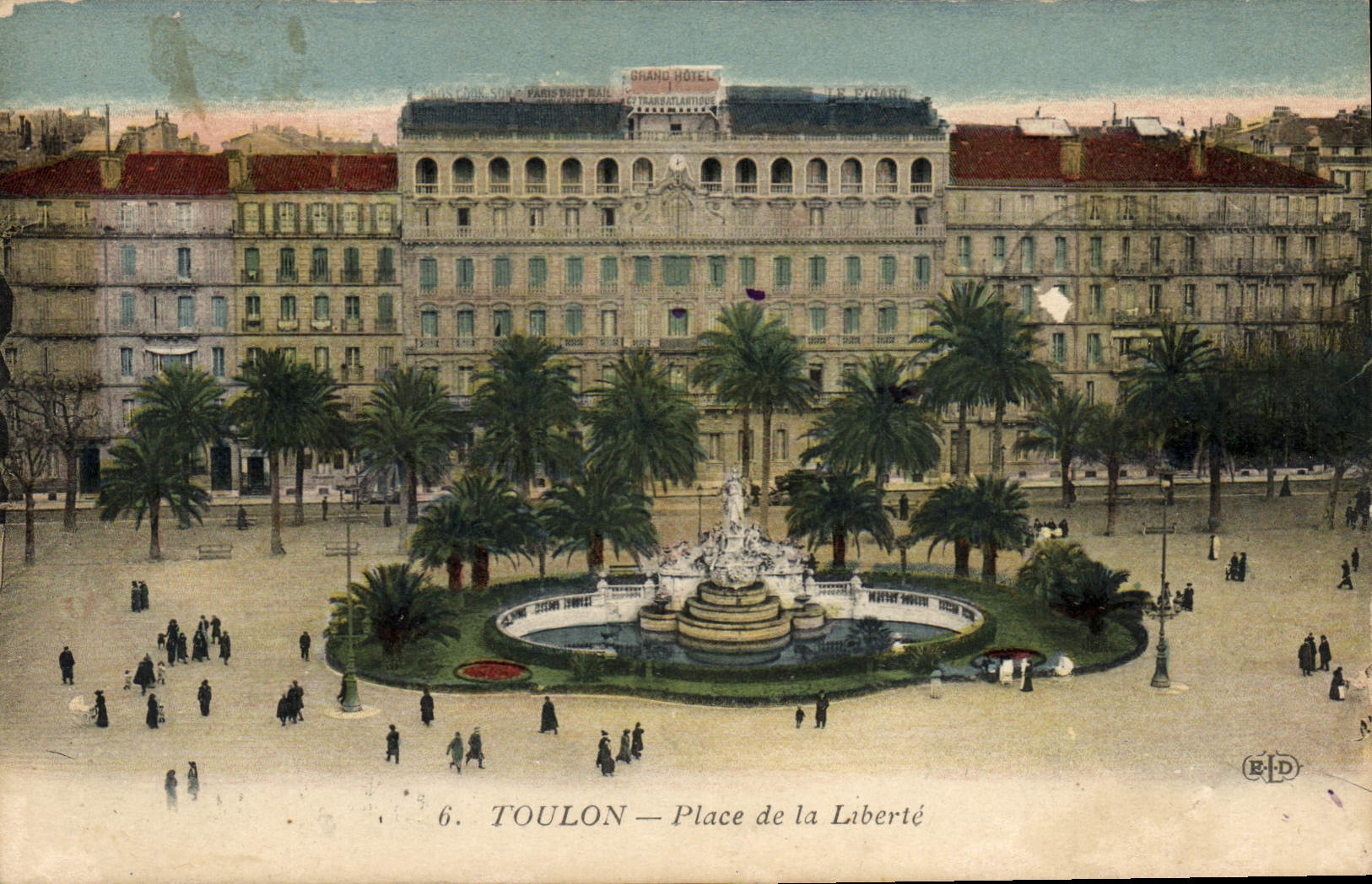Toulon — Place de la Liberté — Éditeur E.D. n°6