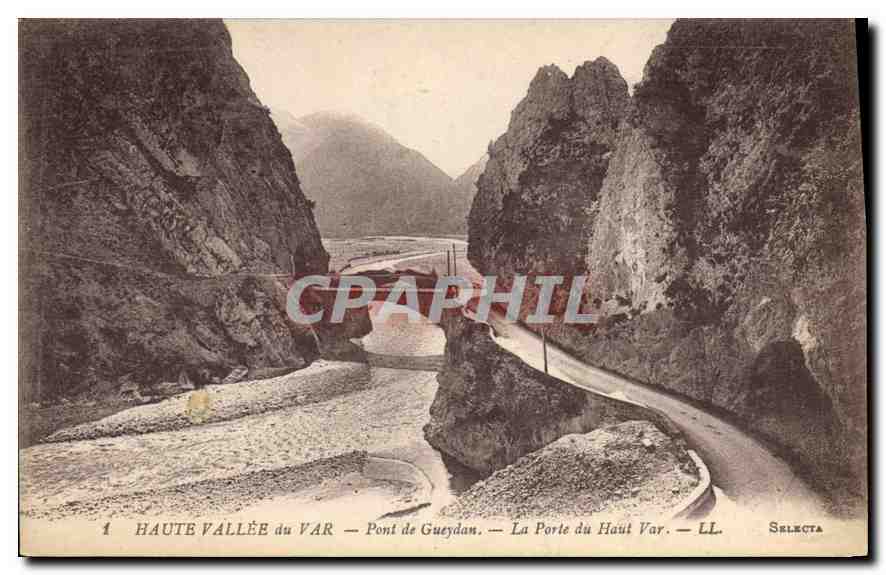 CPA Haute Vallee du Var Pont de Gueydan La Porte de Haut Var 