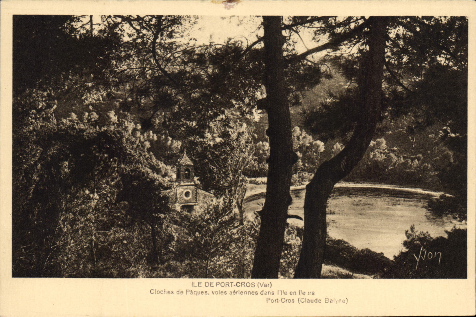 CPA Parc de l'Hostellerie Provencale Ile de Port Cros Var Cloches de Paques 