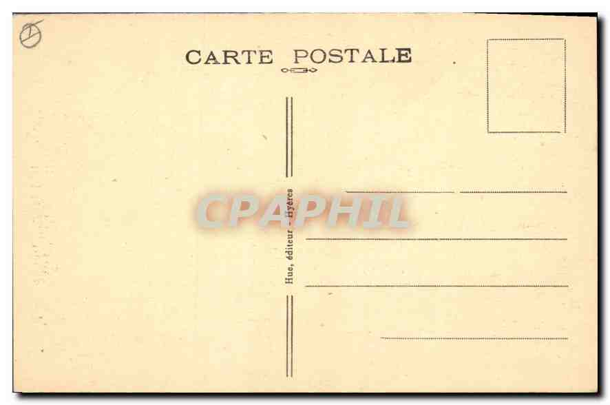 CPA Envrions d'Hyeres Port Cros l'incomparable charme de ses collines boisees  — Rückseite