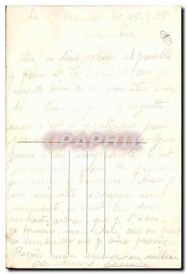 La Sainte-Baume — Vue générale — Éditeur non identifié, n° 75 — Rückseite