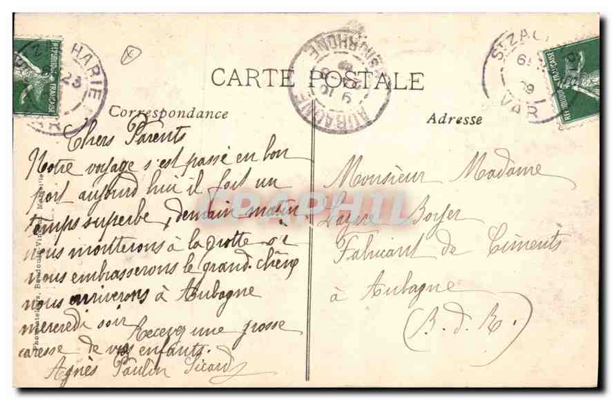 CPA La Sainte Baume Le Grand Ch  — Verso
