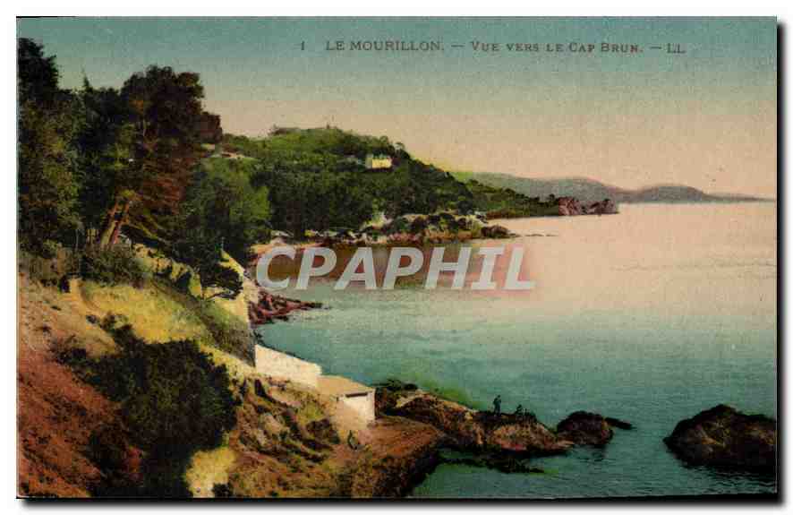 Le Mourillon — Vue vers le Cap Brun — Lil