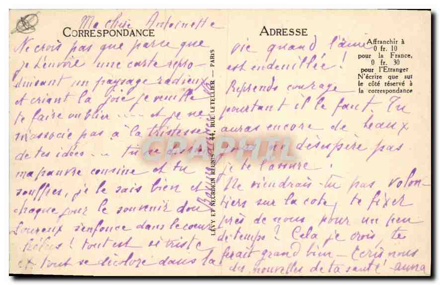Le Mourillon — Vue vers le Cap Brun — Lil — Verso