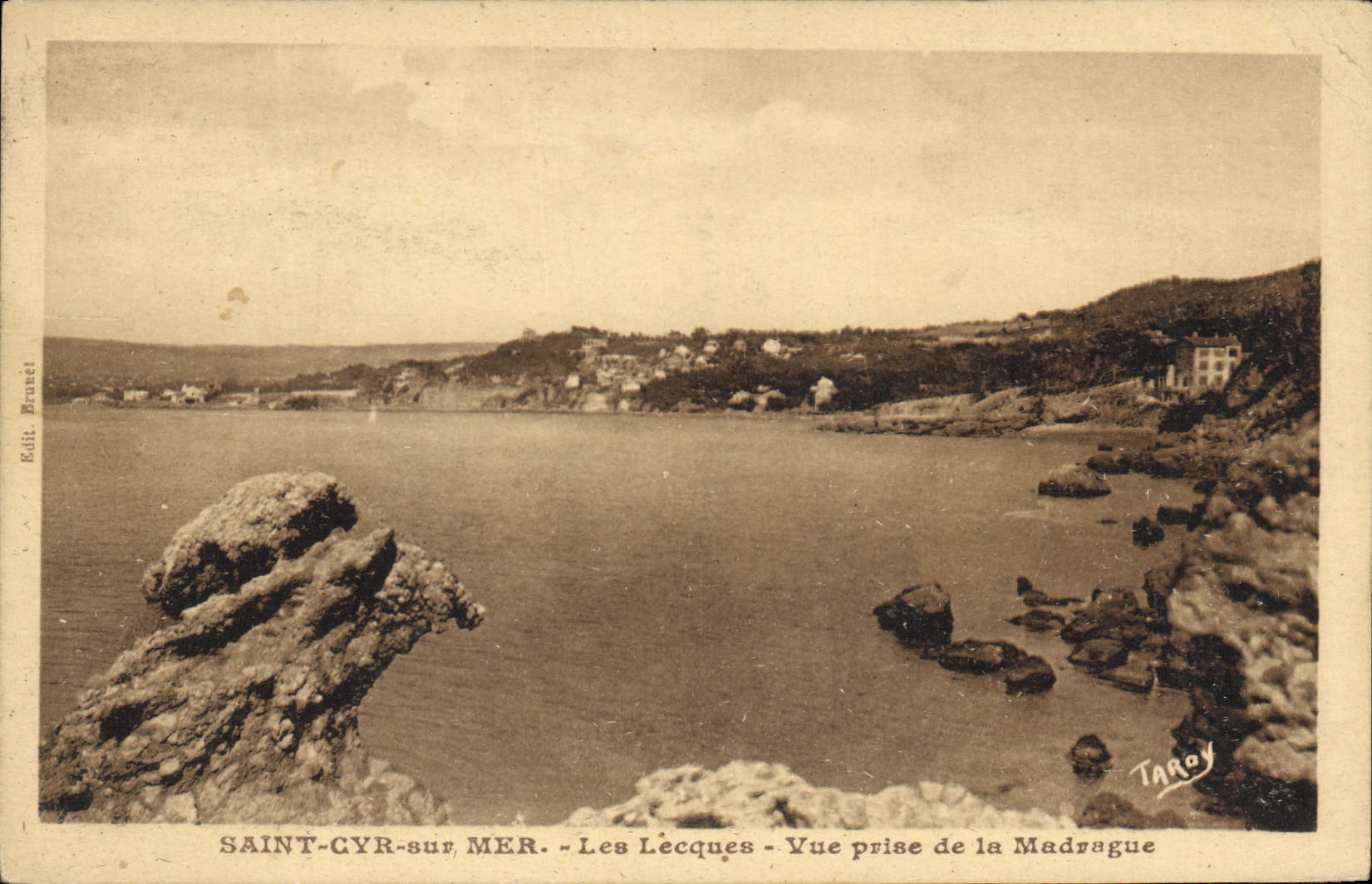 CPA Saint Cyr Sur Mer Les Lecques Vue prise de la Madrague 