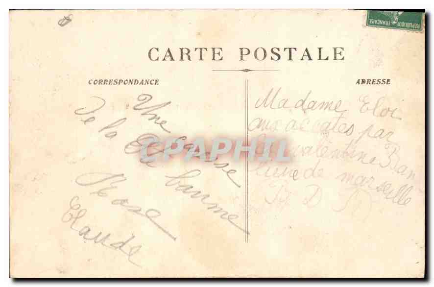CPA La Sainte Baume Interieur de la Grotte  — Verso