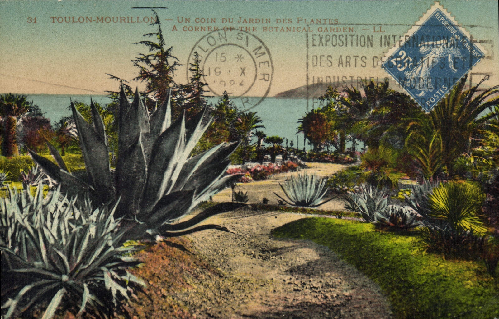 Toulon-Mourillon — Un coin du Jardin des Plantes — LL