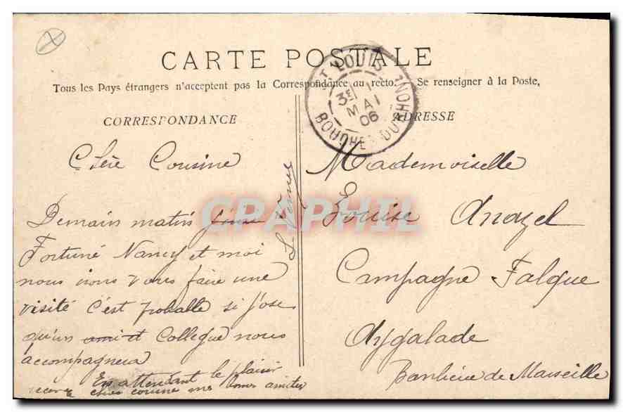 Toulon - La Darse — vue portuaire avec voiliers et navires — A. Bougault n°725 — Reverso