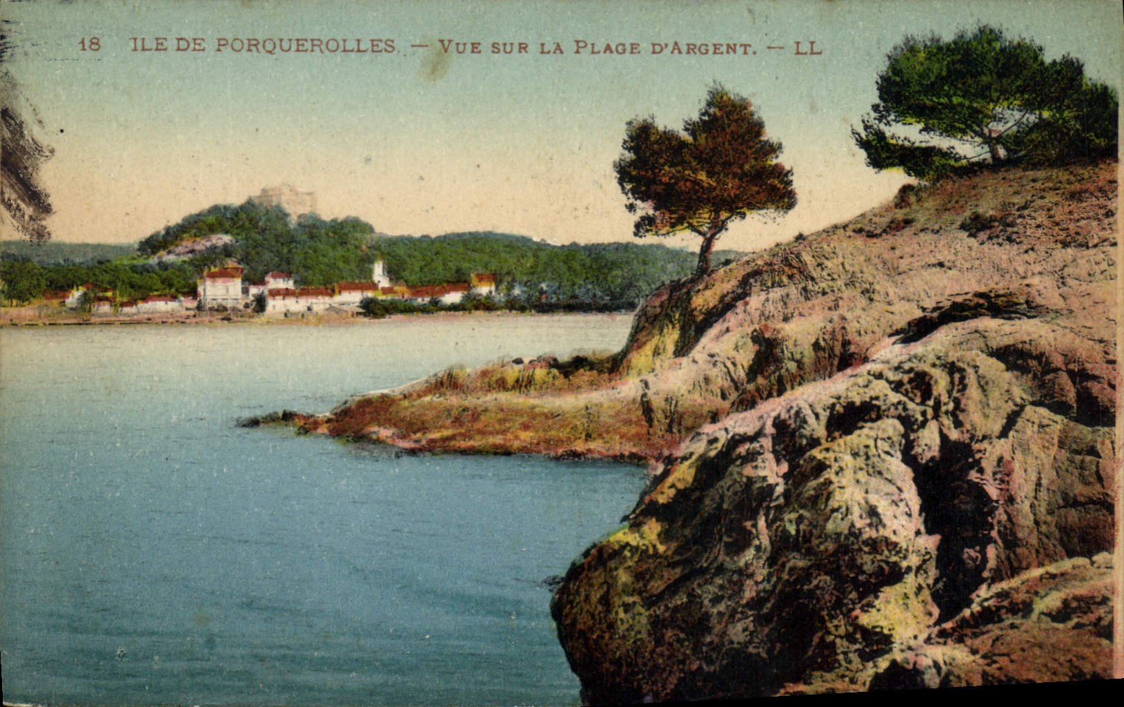 Île de Porquerolles — Vue sur la Plage d'Argent — LL