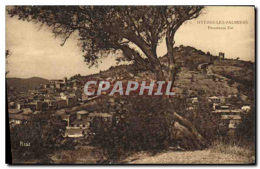 Hyères-les-Palmiers — Panorama Est — H. J. Bagarry fils et Cie, Hyères