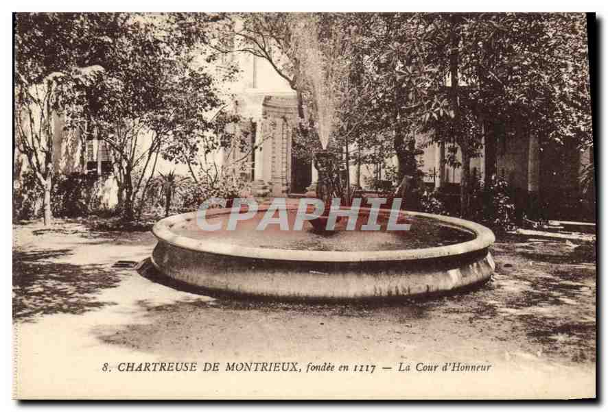 Chartreuse de Montrieux — La Cour d'Honneur — éditeur Le Deley, Tondon