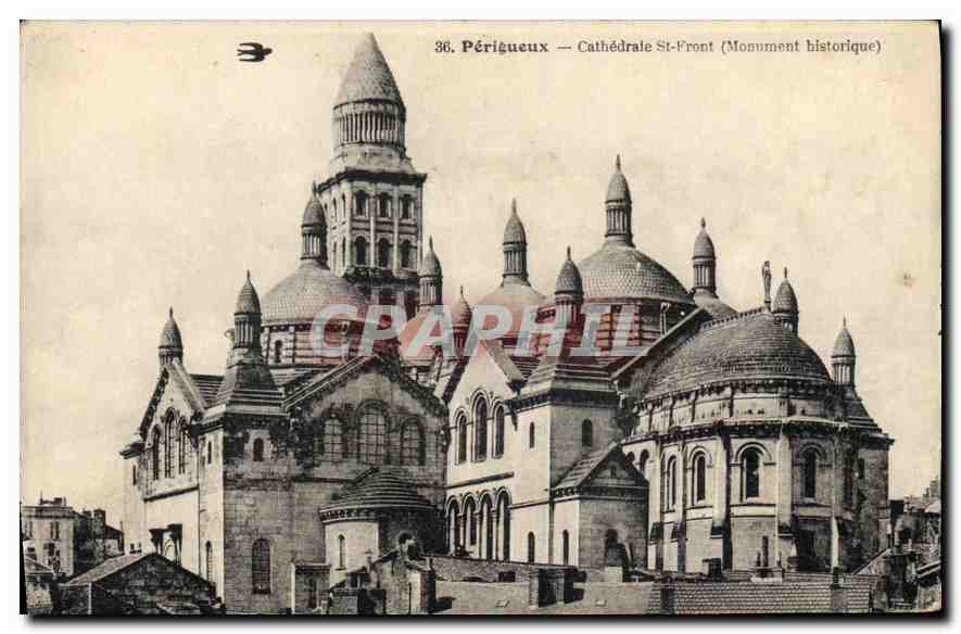 CPA Perigueux Cathedrale St Front Monument historique 