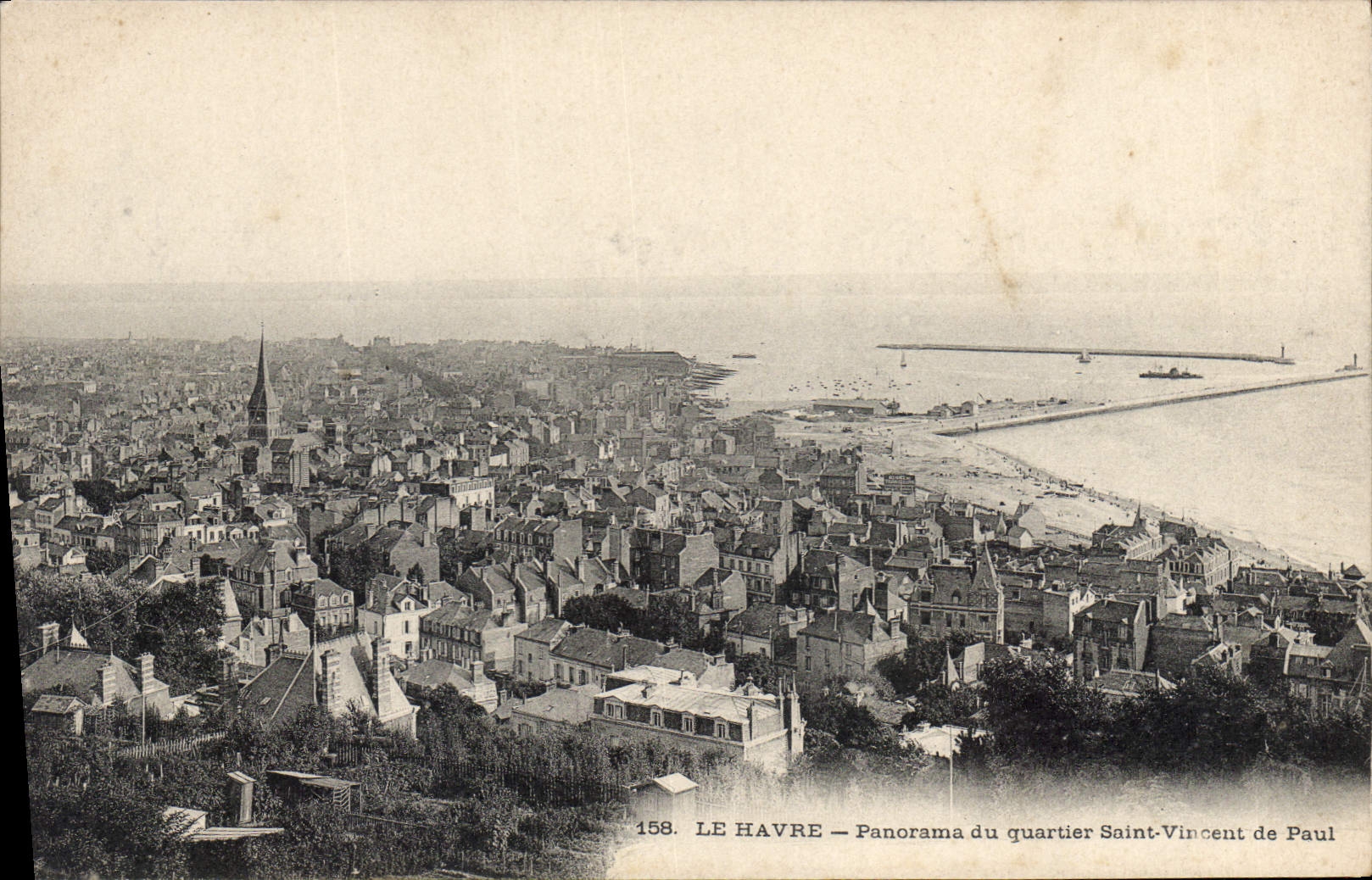 CPA Le Havre Panorama du quartier Saint Vincent de Paul 