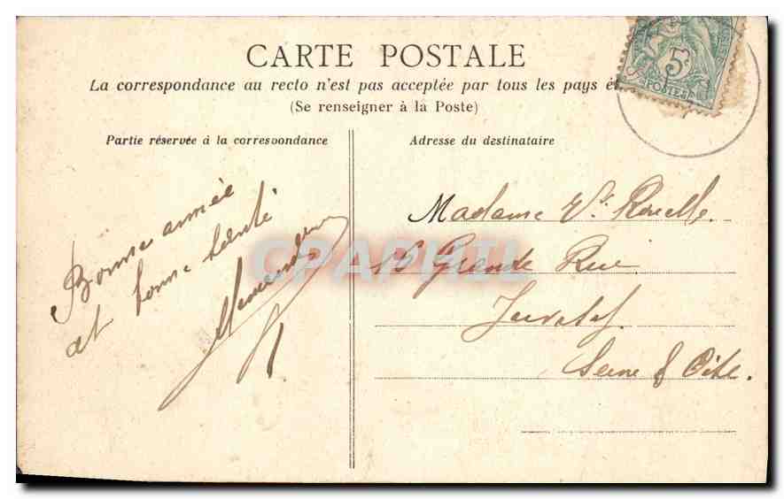 CPA Le Havre Barque de peche dans l'avant port Bateau — Rückseite