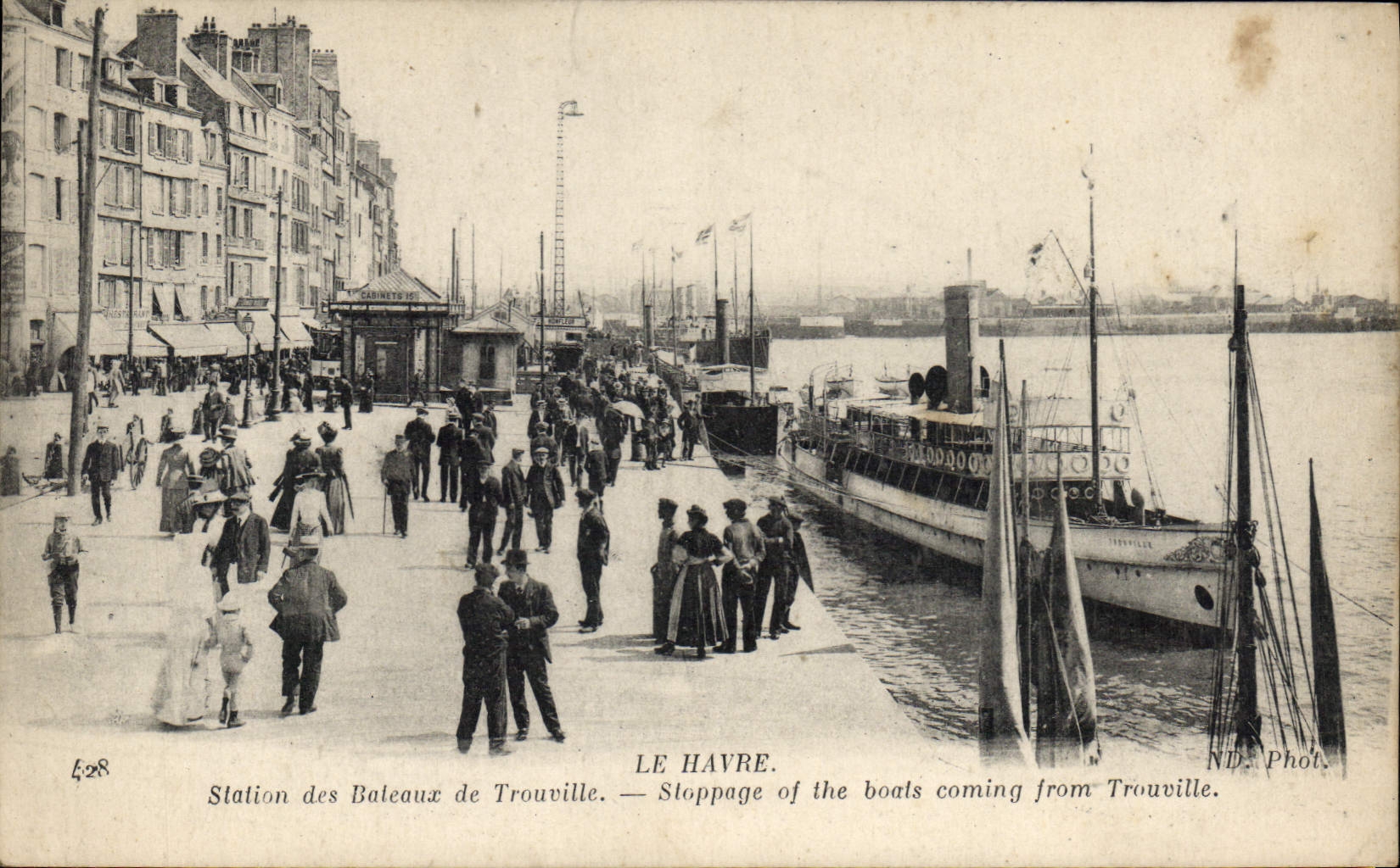 CPA Le Havre Station des Bateaux de Trouville 