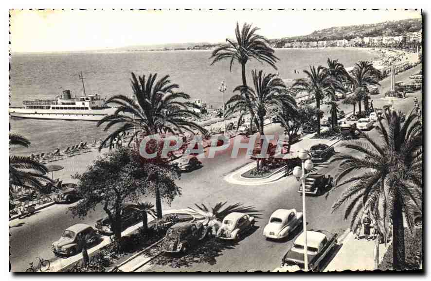 CPA La Cote d'Azur Nice Vue generale de la Promenade des Anglais 