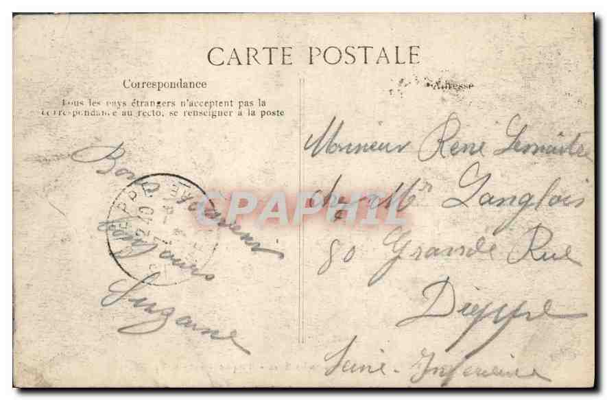 CPA Versailles Grandes Eaux Bosquet des Rocailles  — Verso
