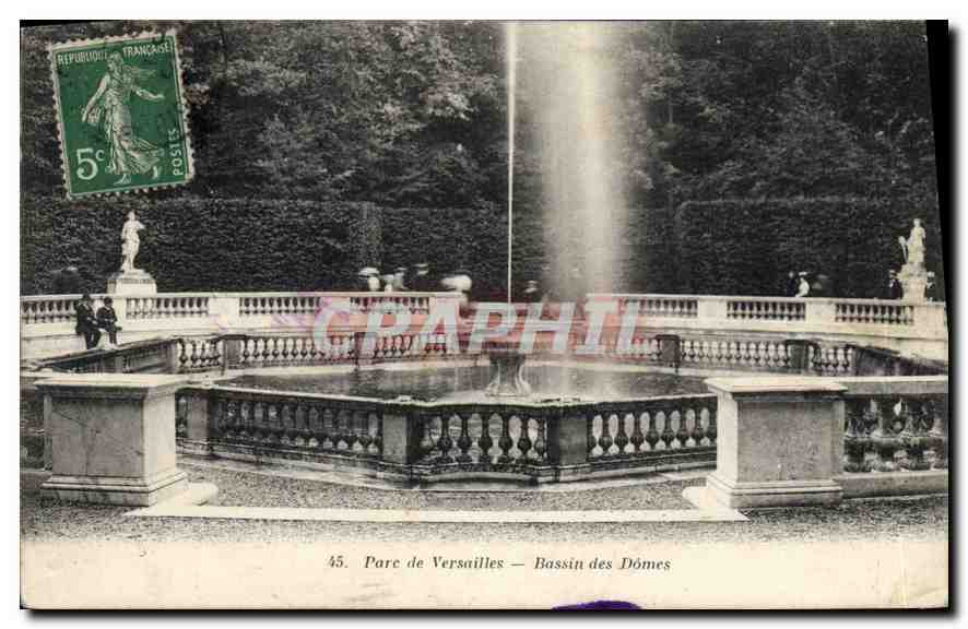 Parc de Versailles — Bassin des Dômes — J. Bellamy