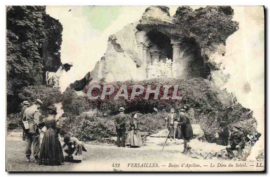 Versailles — Bains d'Apollon — Le Dieu du Soleil — LL. — n° 432