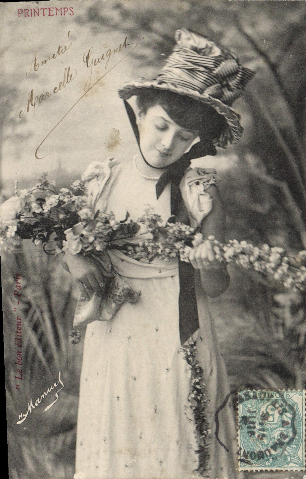 CPA Fantaisie Femme