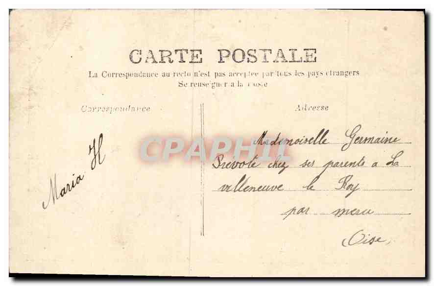 Fée — Bonne fête — S. 69, éditée par MTIL — Verso